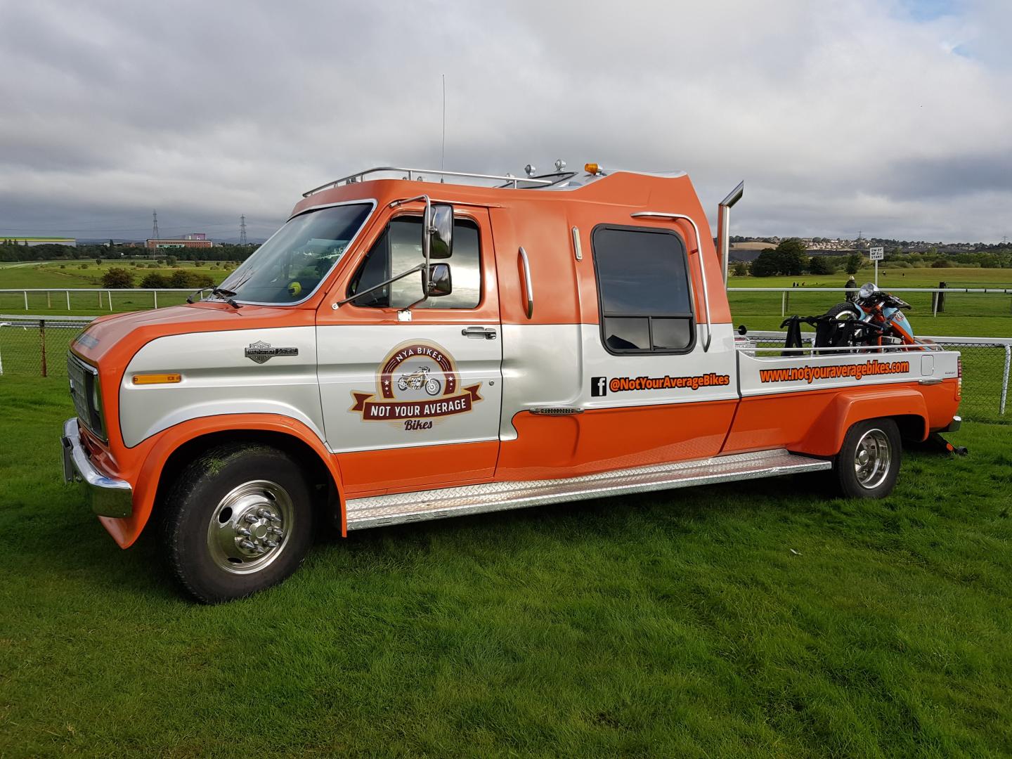 1989 Ford E350 Custom Bike Hauler Truck American DreamsAmerican Dreams